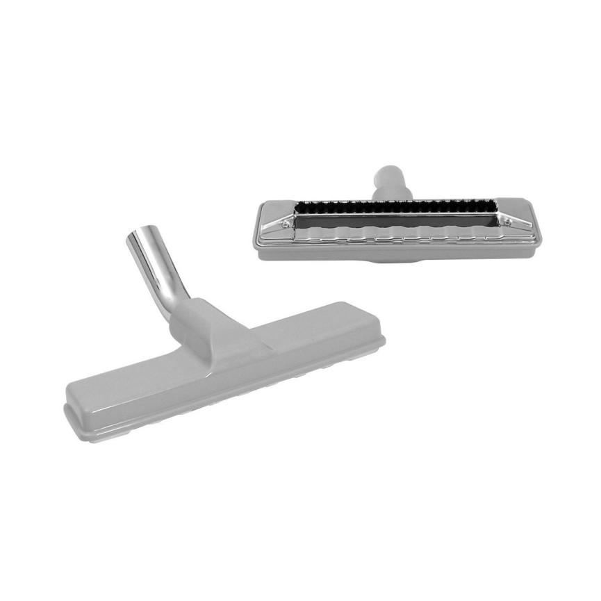 Carpet Brush - 11" (27.9 cm) Cleaning Path - 1 1/4" (31.75 mm) dia - Metal Elbow - Black