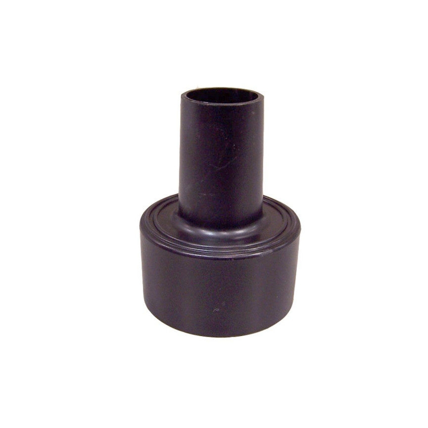 2½ HOSE ADAPTOR - MACHINE SIDE - SHOP VAC - BLACK