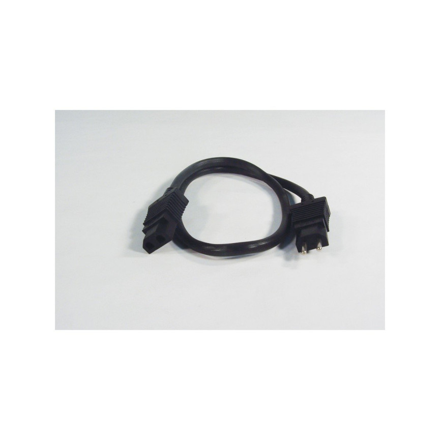 22 PIGTAIL ELECTRIC CORD (M/F) - BLACK