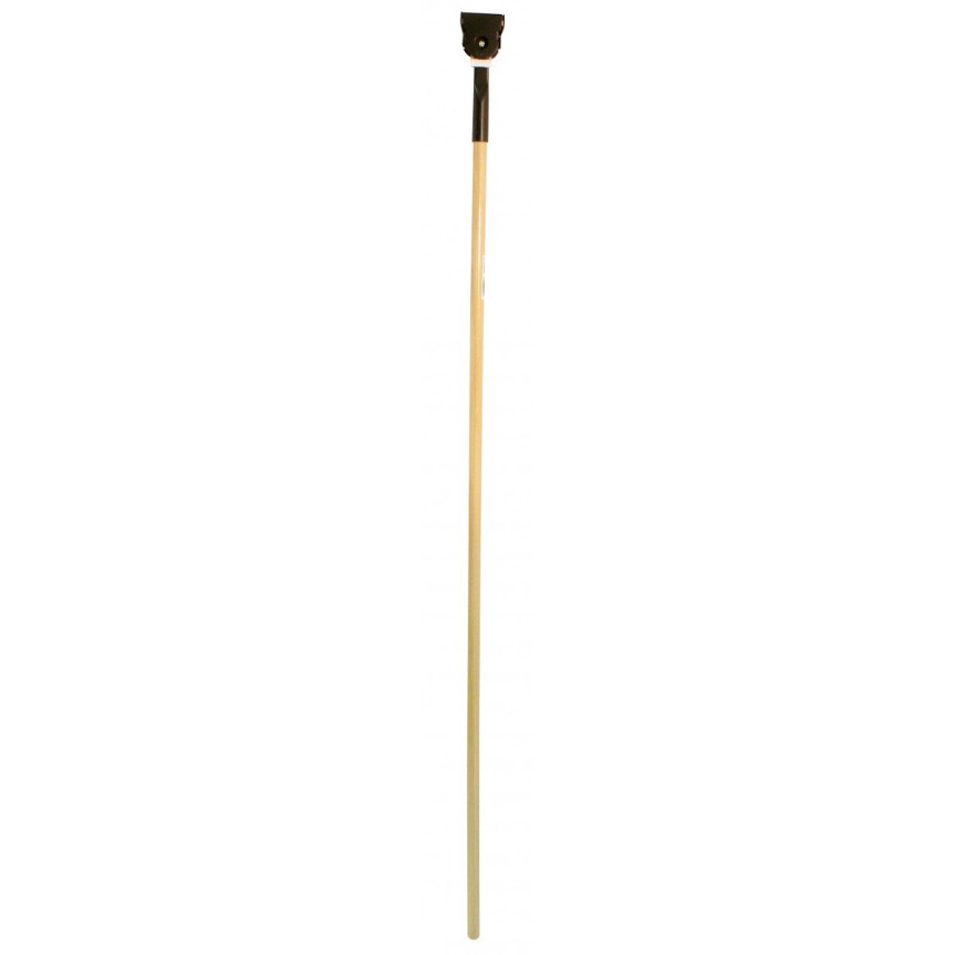 60'' Wood Mop Stick with Quick Clip - Rubbermaid FGM11600