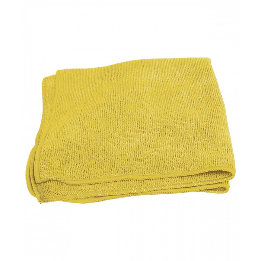 Multi-Purpose Microfiber Cloth 250 GSM - 16'' x 16'' (40.6 cm x 40.6 cm) - Yellow