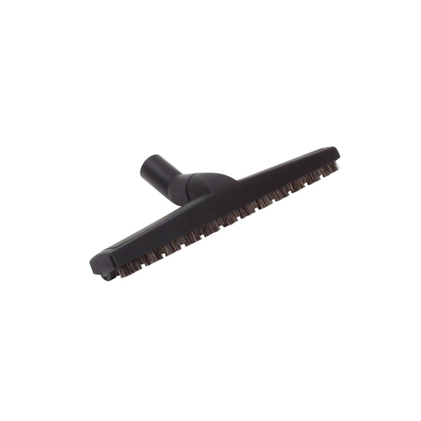 Floor Brush - 14" (38.1 cm) - 1 1/4" (32 mm) - with Wheels - Horsehair - Black - Wessel Werk 31.6 100-50