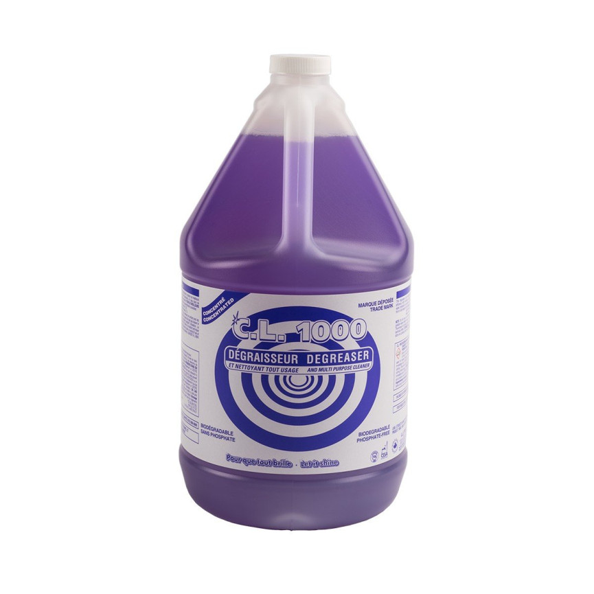 Concentrated Degreaser and Multi-Purpose Cleaner - 1.06 gal (4 L) - C.L. 1000 CL10-GN4