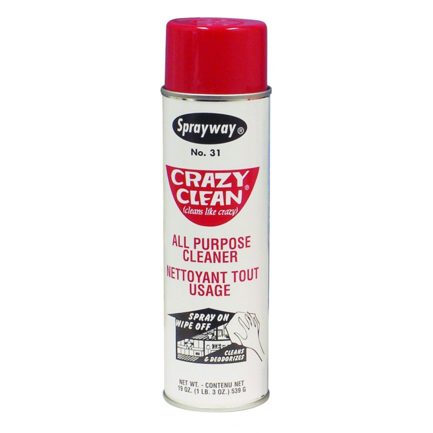 ***TEMP NLA***Crazy Clean All Purpose Cleaner and Deodorizer - 3 oz (539 g) - Sprayway 31C/31W