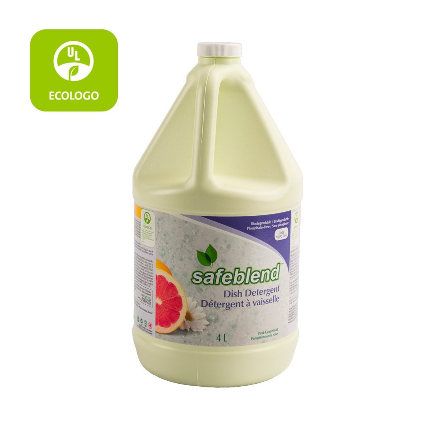 Ecologo Dish Detergent / Soap - Pink Grapefruit - 1.06 gal (4L) - Safeblend