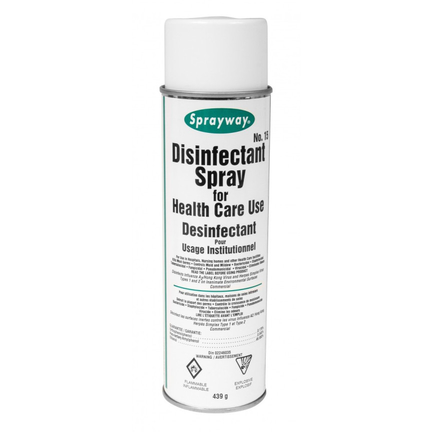 Spray Disinfectant - 15.5 oz (439 g) - Sprayway SW015DIN 