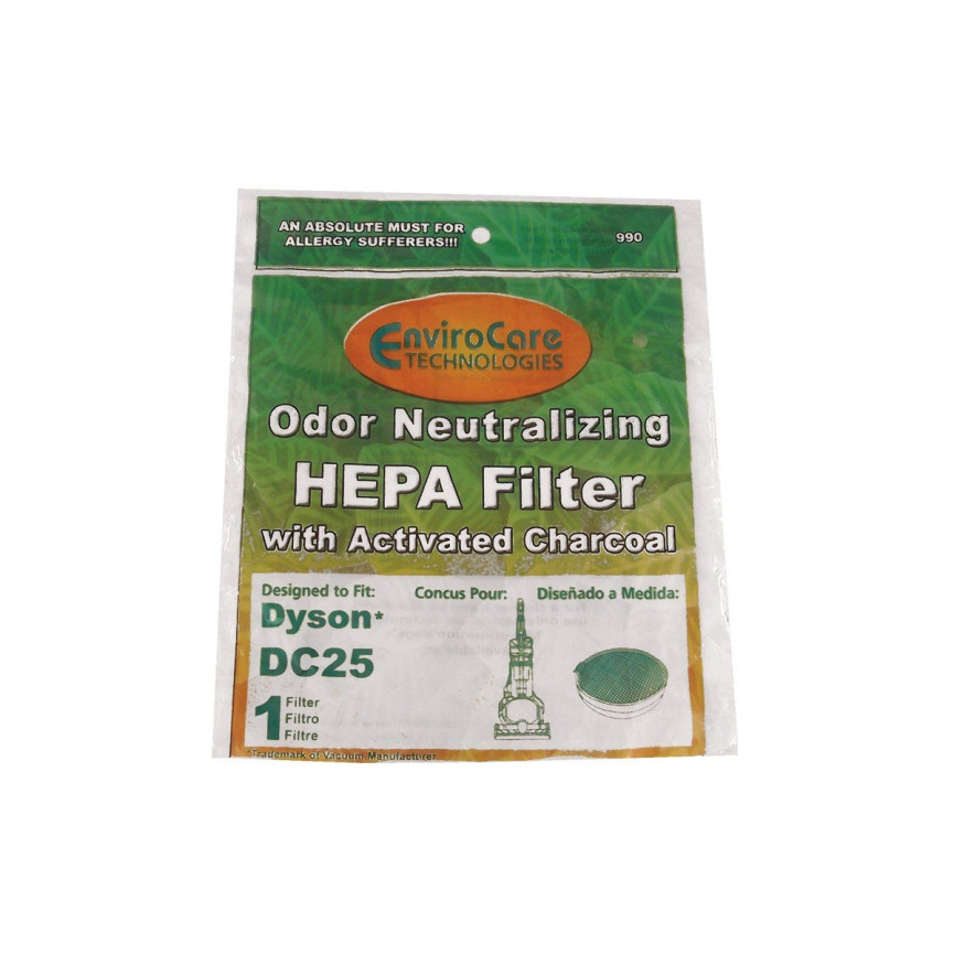 HEPA Motor Filter for Dyson DC25 Upright Vacuum - Envirocare F990