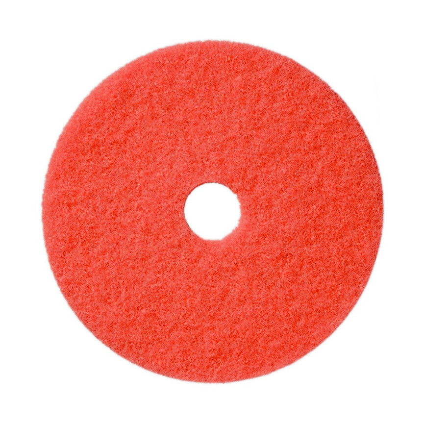 Floor Machine Pads - for Buffer - Spray Buff - 17" (43.1 cm) - Red - Box of 5 - 66261054276