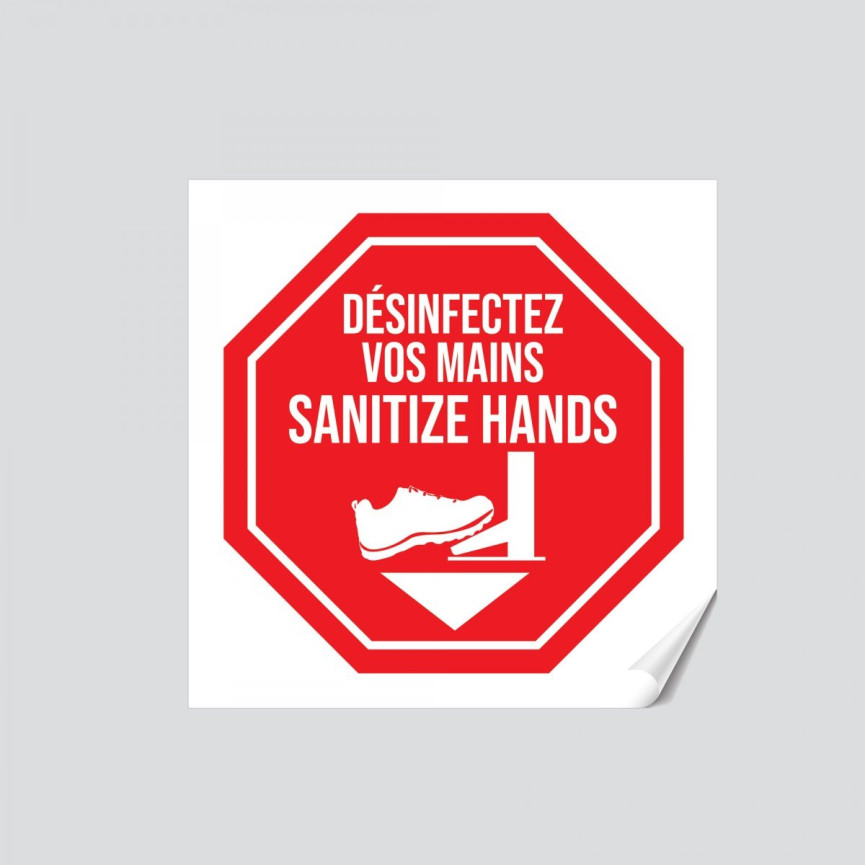Hand Sanitizer Dispenser - Foot Pedal Operated (Contactless) - Made in Stainless Steel 