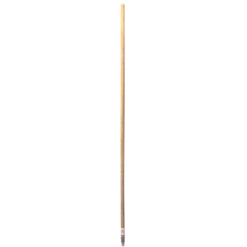 Wood Handle with Metal Tip - 15/16'' x 60'' (2.38 cm x 152.4 cm)