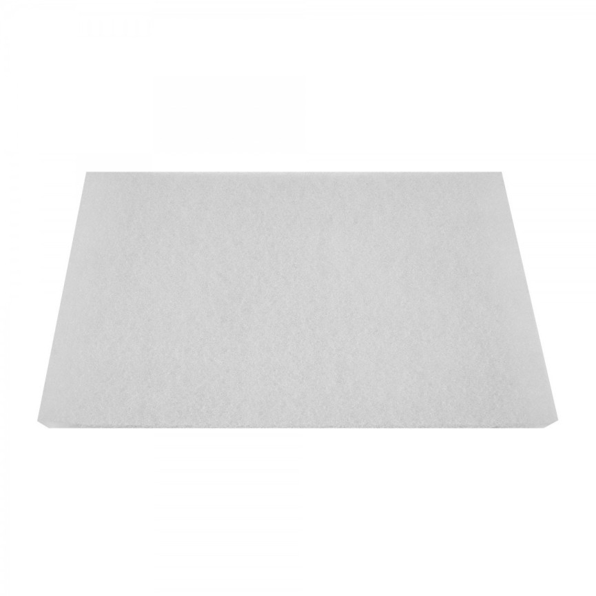 Light Duty Scouring Pad - 9'' X 6'' X 0.7'' (22.8 cm x 15.2 cm x 1.7 cm) - White