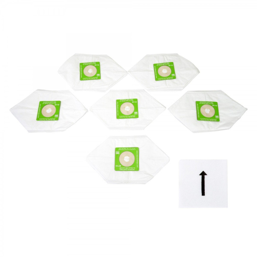 HEPA BAG INTERVAC CS6,CS8 PK 5 +1 FILTER