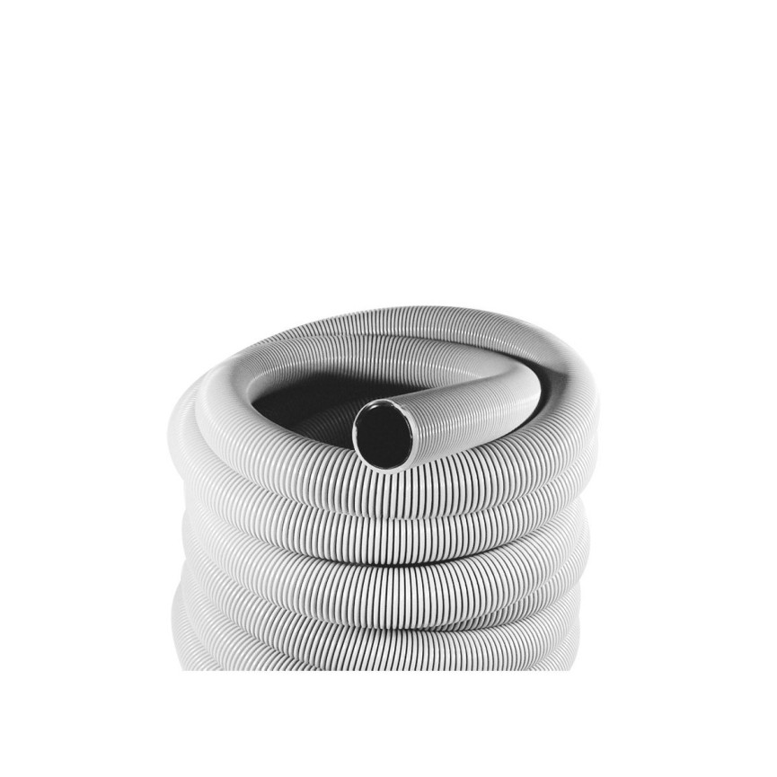 Hose for Central Vacuum - 50' (15 m) - 2" (50 mm) dia - Grey - Anti-Crush - Magnum - Plastiflex IN105200050U3PI
