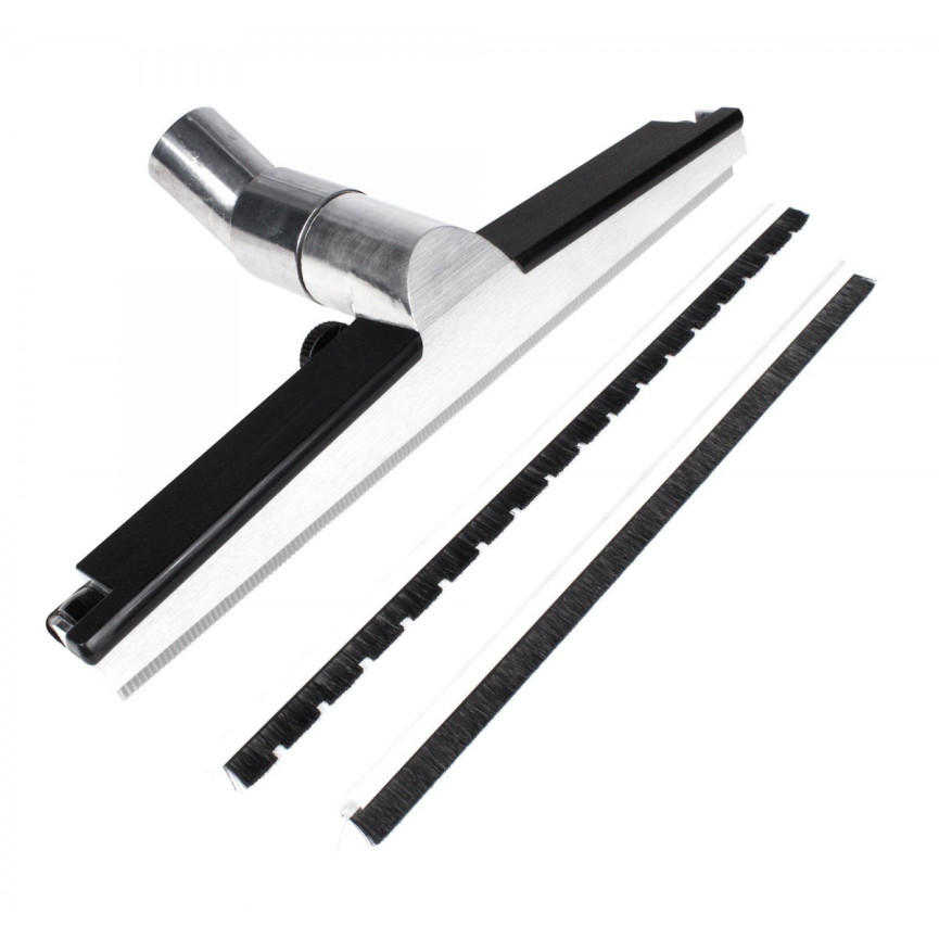 Industrial Squeegee and Floor Brush - 2" X 20" (5 cm X 50.8 cm) - Aluminium - for Hard Floors and Water - Wessel Werk 31.9 201-17