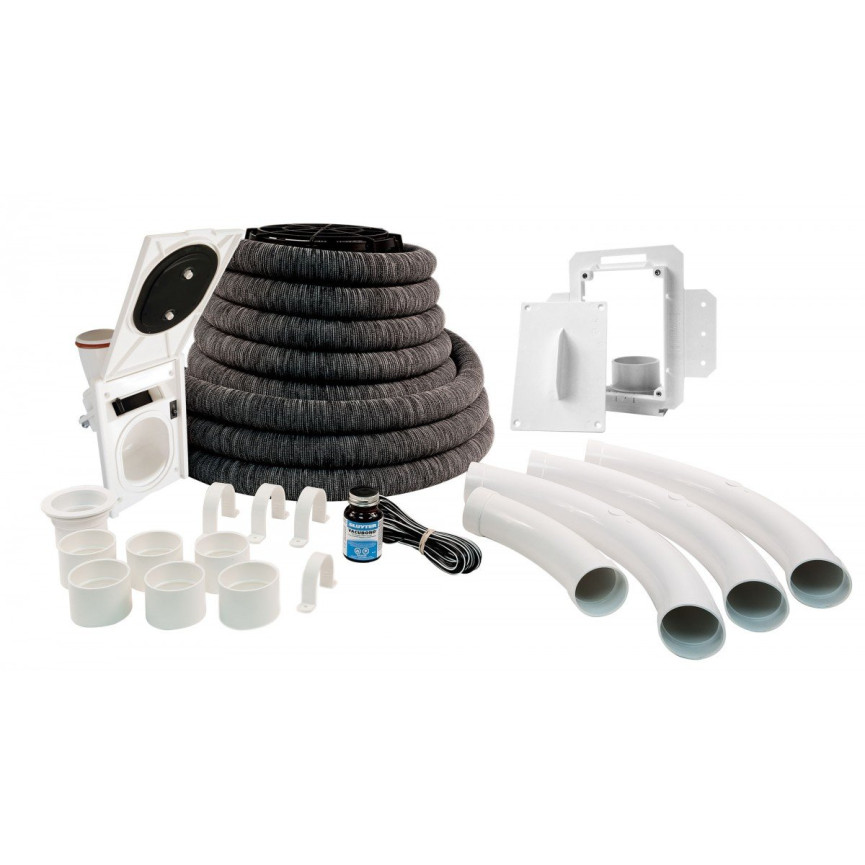 Complete Installation Kit for Hide-A-Hose System - 60' (85 m) Retractable Hose - for HS5000 Inlet