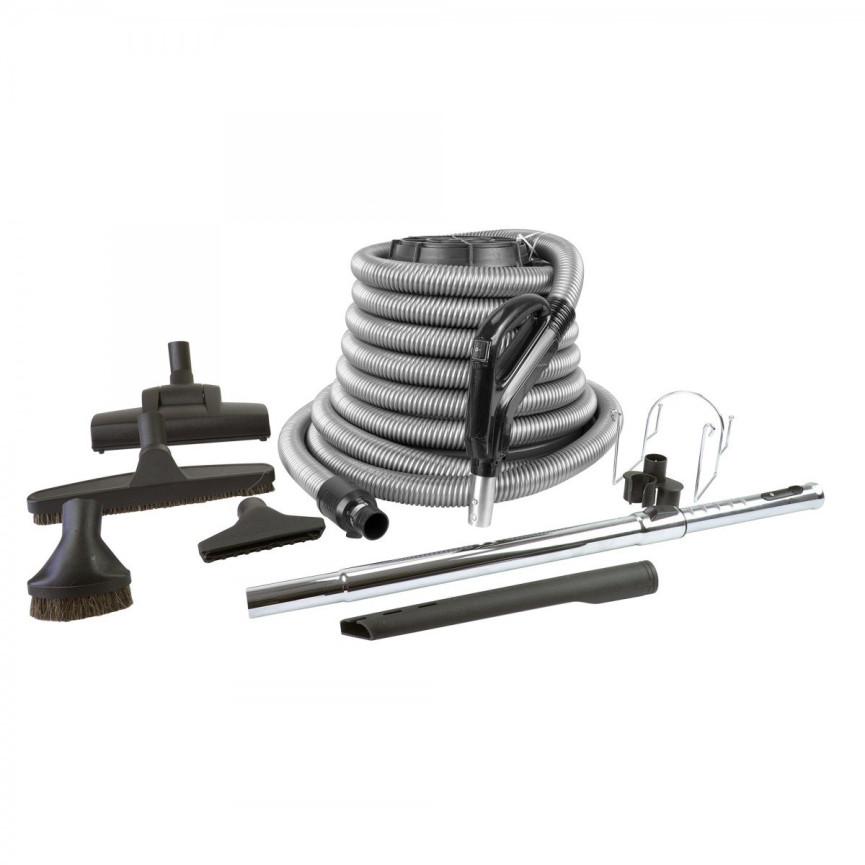 KIT CENTRAL BLACK 30' 1 3/8 GAZ PUMP W WESSEL AIR NOZZLE