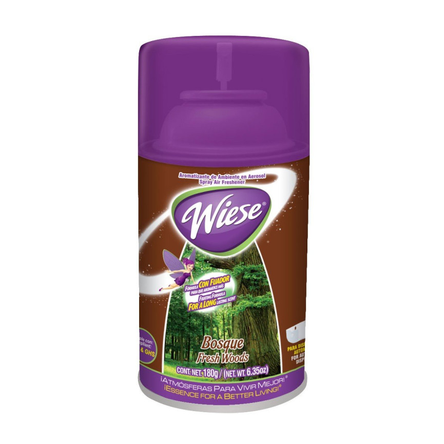 Metered Air Freshener - Fresh Wood Scent - 6.2 oz (180 ml) - Wiese NAEDC13