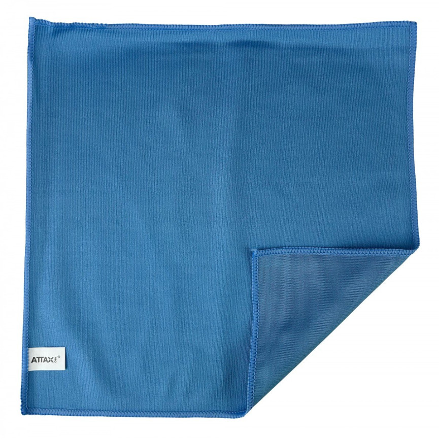 Microfiber Cloth for Window Cleaning 300 GSM - 14'' X 14'' (35.5 cm x 35.5 cm) - Blue