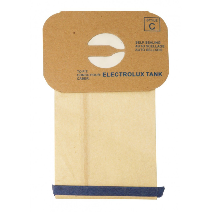 Paper Bag for Electrolux Canister Vacuum Style C - Pack of 12 Bags - Envirocare 805
