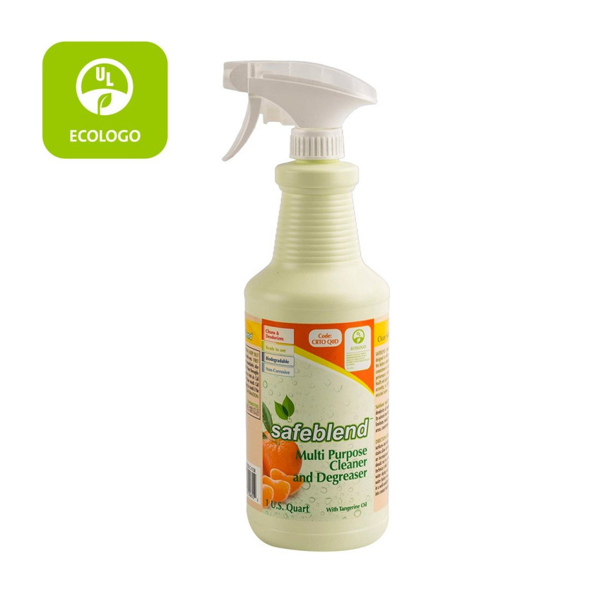 Ecologo Multi-Purpose Cleaner and Degreaser - Tangerine - 33.4 oz (950 ml) - Safeblend