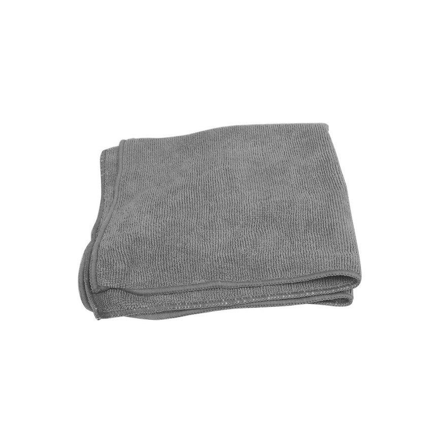 Multi-Purpose Microfiber Cloth 250 GSM - 16'' x 16'' (40.6 cm x 40.6 cm) - Grey
