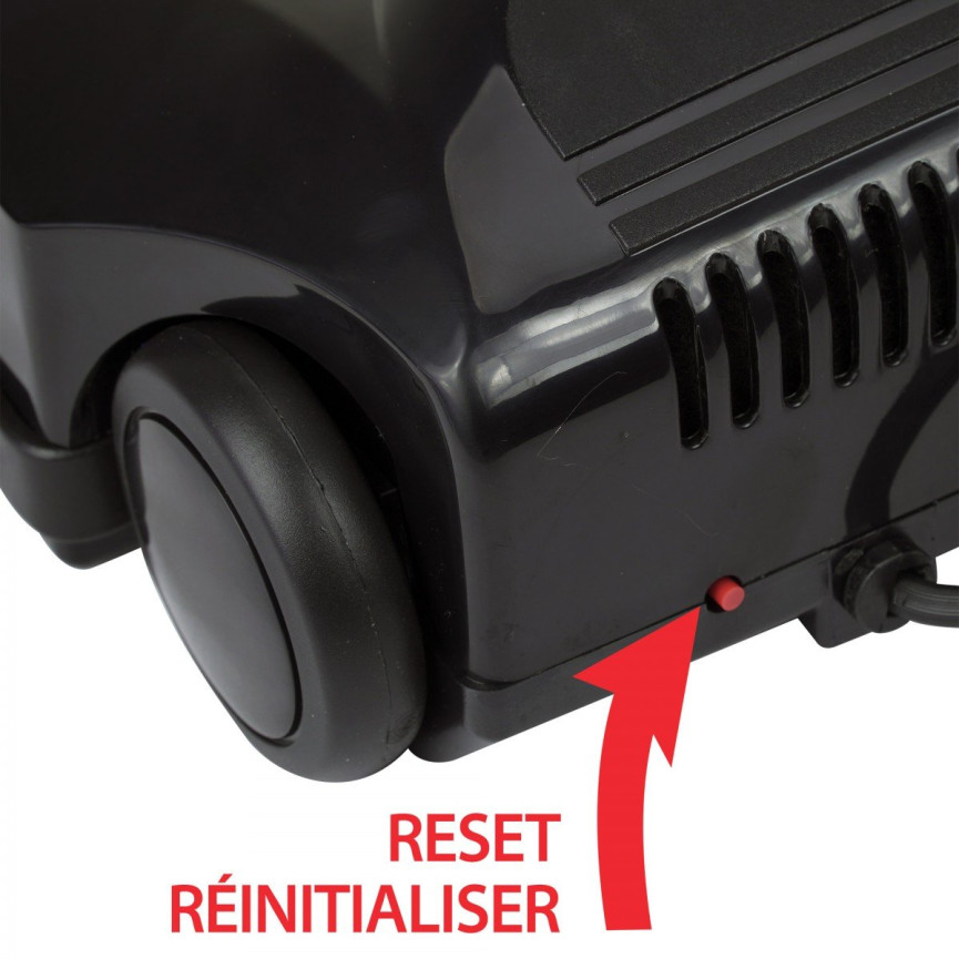 Power Nozzle - 12" (30.5 cm) Width - Black - Geared Belt - Headlight - Metal Roller Brush - Replacable Hair Strip - Johnny Vac PN11BK
