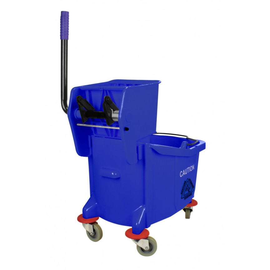 Sidepress Wringer and Bucket Combo - 9.4 gal (36 L) - Blue