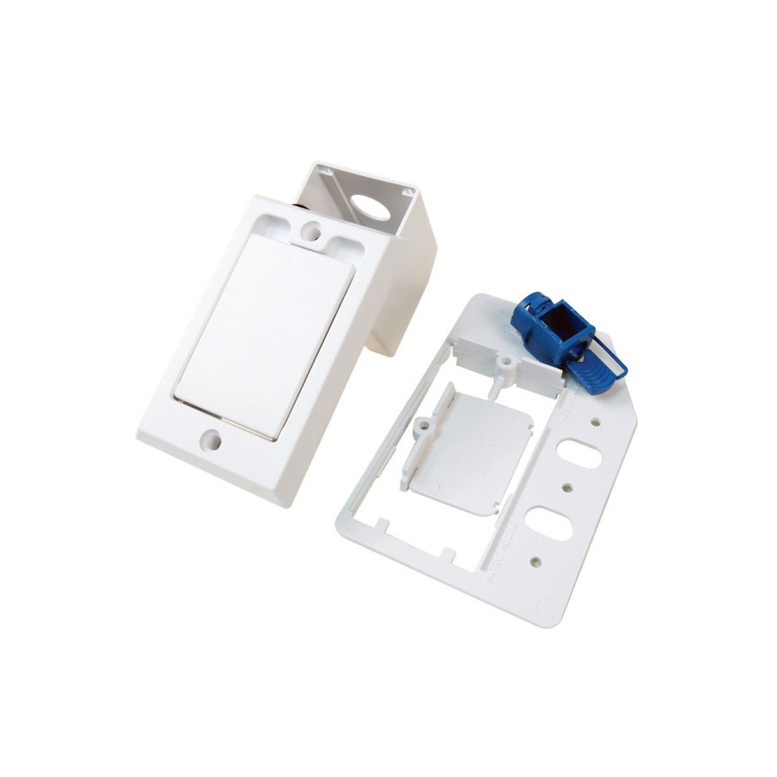 Square Door Supervalve - for Central Vacuum Installation - White - Hayden 791760W