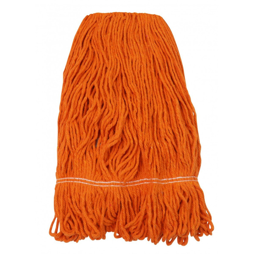 String Mop Replacement Head - Synthetic Washing Mops - 24 oz (680 g) - Orange