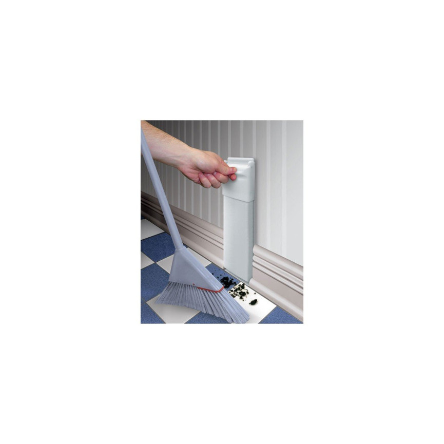 Automatic Dust Pan for Central Vacuum - White - Wall Mount