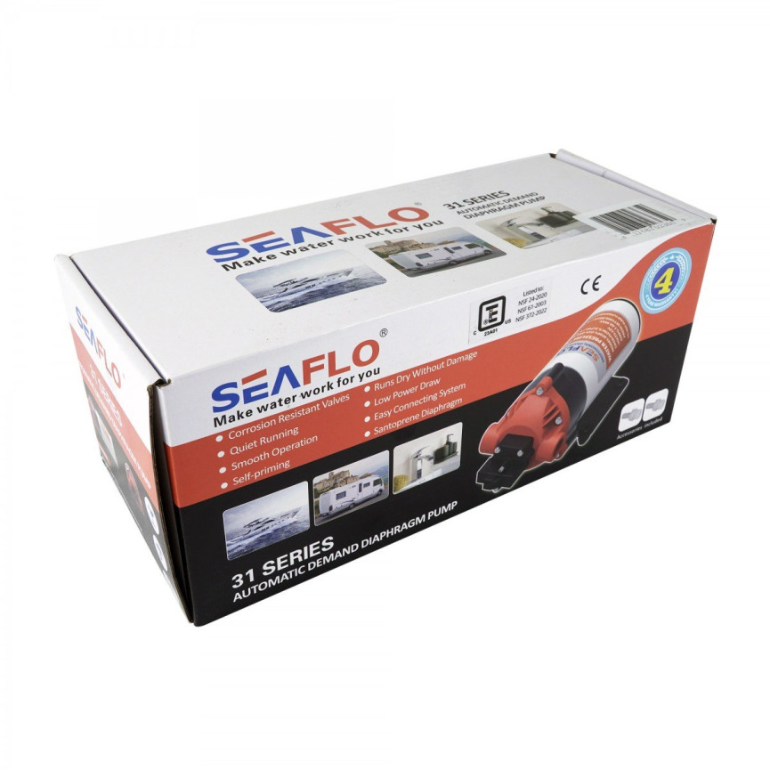 Water Pump Assembly - 115v - 100 PSI - SEAFLO