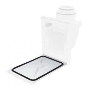 Trapdoor with Sealing Gasket (Box Not Included) - Hide-A-Hose HS4000W-D