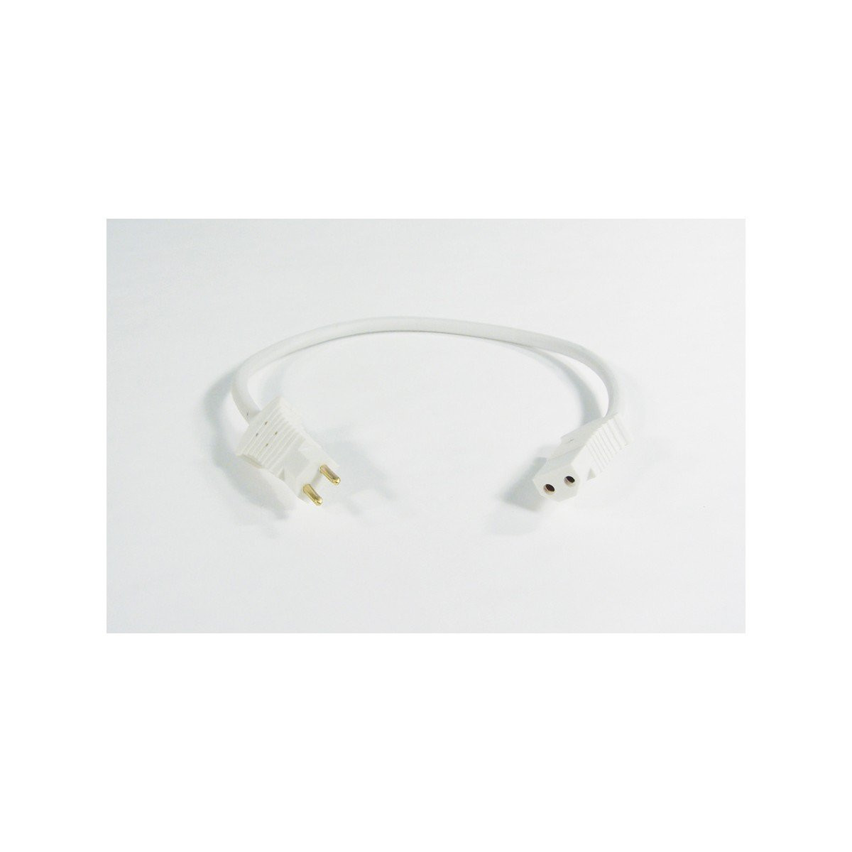 16 PIGTAIL ELECTRIC CORD (M/F) - WHITE