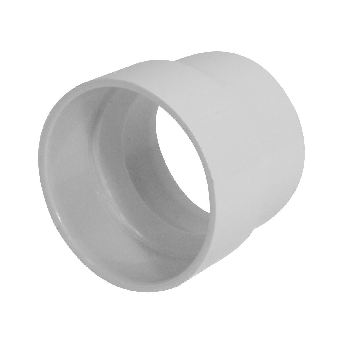 2" to 1 3/4" Inlet Adaptor - for Central Vacuum Installation - White - Plastiflex SV8084-M