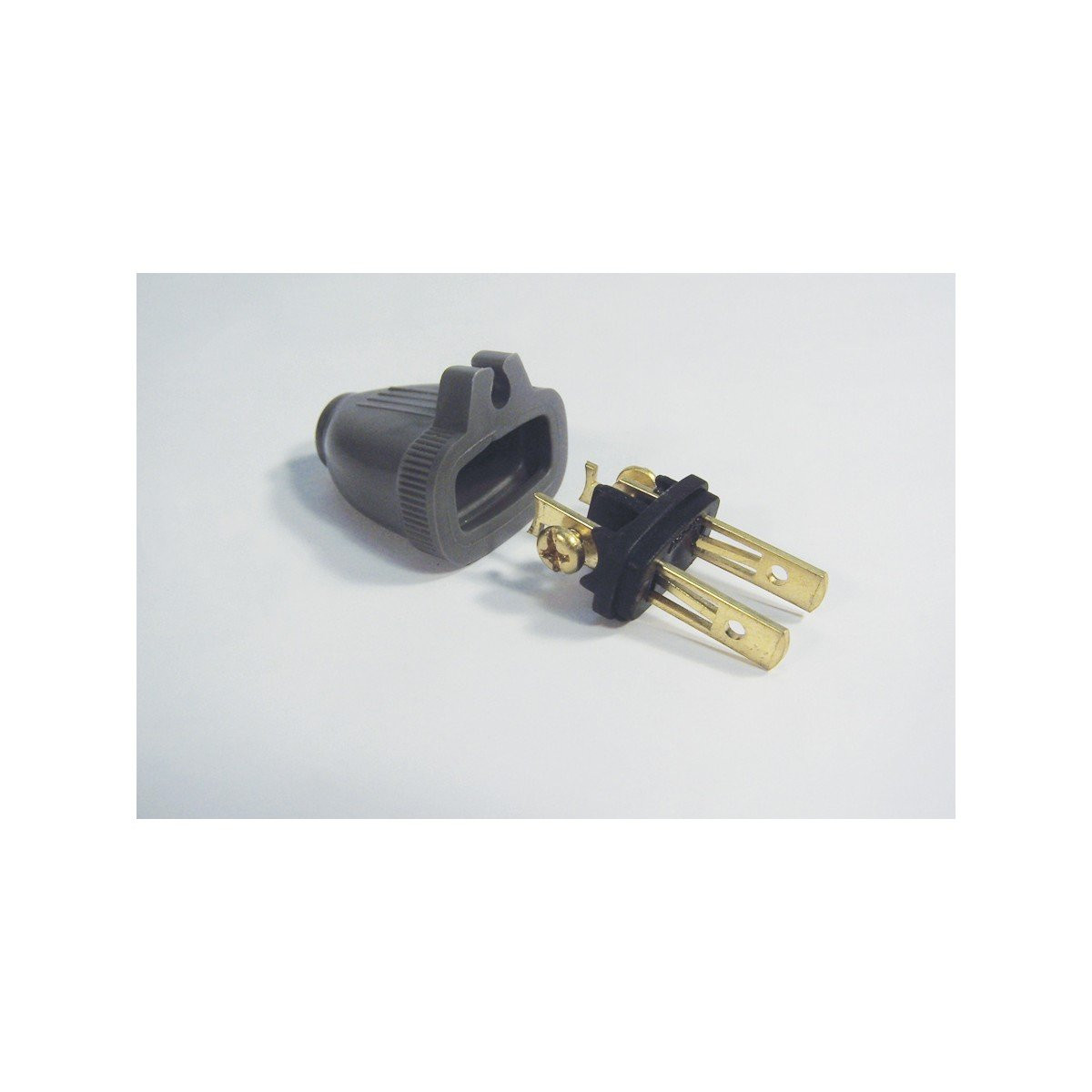2 WIRES REPLACEMENT PLUG (M) - GREY