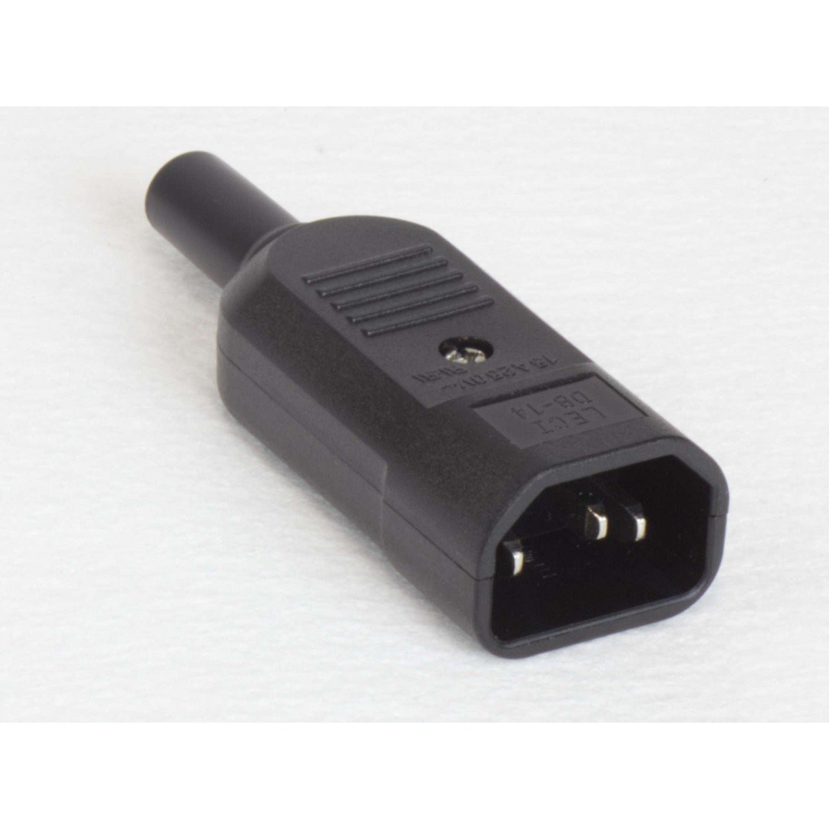 3-Wire Male Plug with Sheath and Cord Protector for ZZ2001