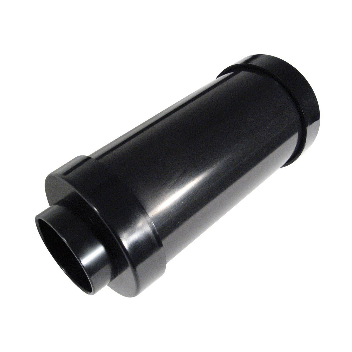 7'' Long Exhaust Muffler - for Central Vacuum Installation -- Black