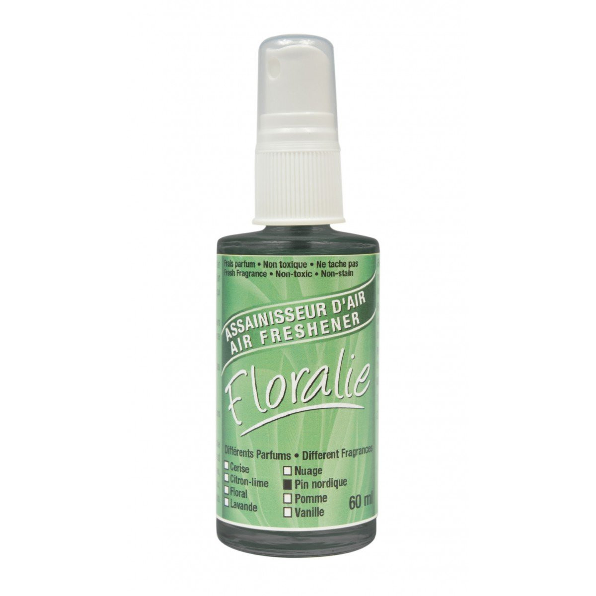 Air Freshener - Ultra Concentrated - Nordic Pine Fragrance - 2 oz (60 ml) - Floralie 04008-0