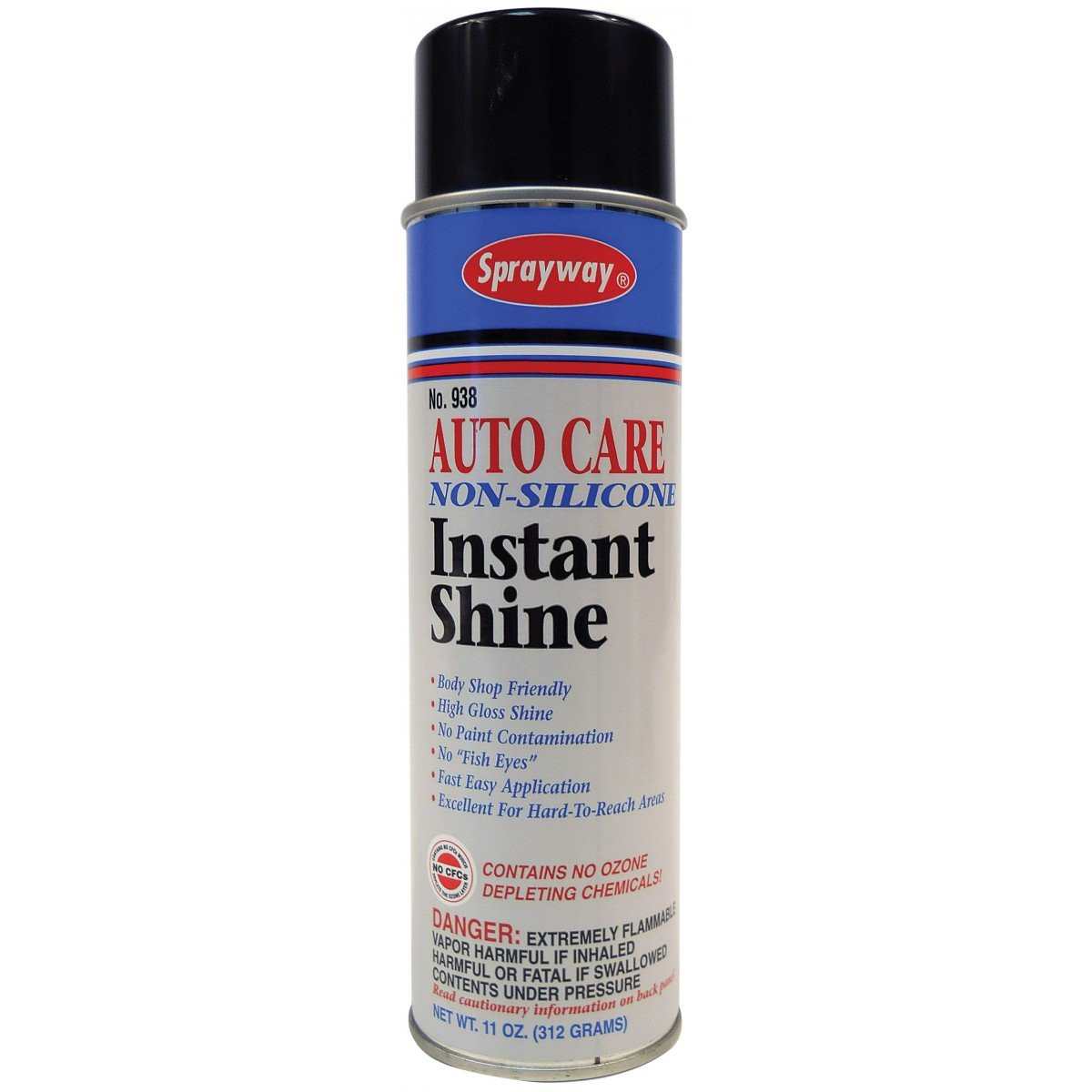 Auto Care Non Silicone Instant Shine - for Plastic and Vinyl - 11oz (312 g) - Sprayway 938