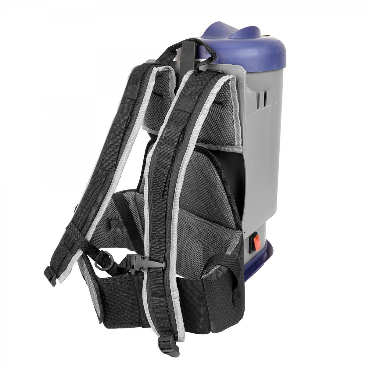 Professional Backpack Vacuum - 1.5 gal (6 L) Tank Capacity - With Complete Tool Set - HEPA Filtration - 30' (9 m) Power Cable - Cushion Shoulder Straps & Waist Belt - Ghibli 15881250211 - JVT1