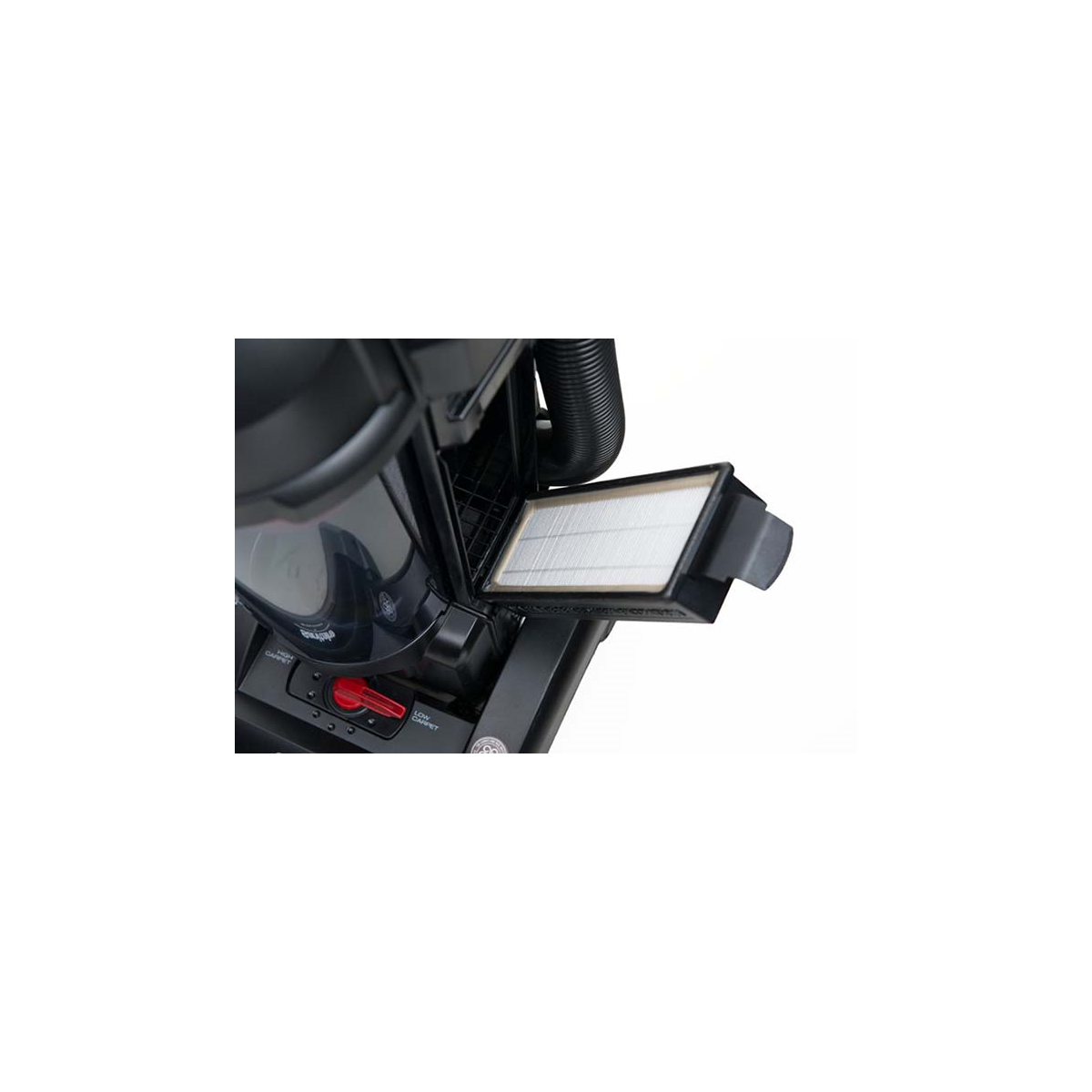 Bagless Upright Vacuum, Sanitaire, HEPA Filter, Force Quiet Clean, SC5845B