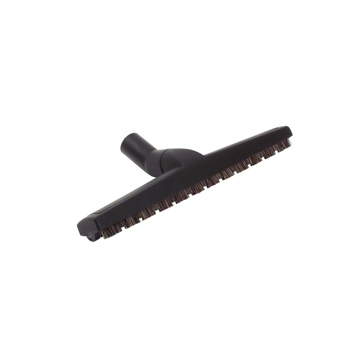Floor Brush - 14" (38.1 cm) - 1 1/4" (32 mm) - with Wheels - Horsehair - Black - Wessel Werk 31.6 100-50