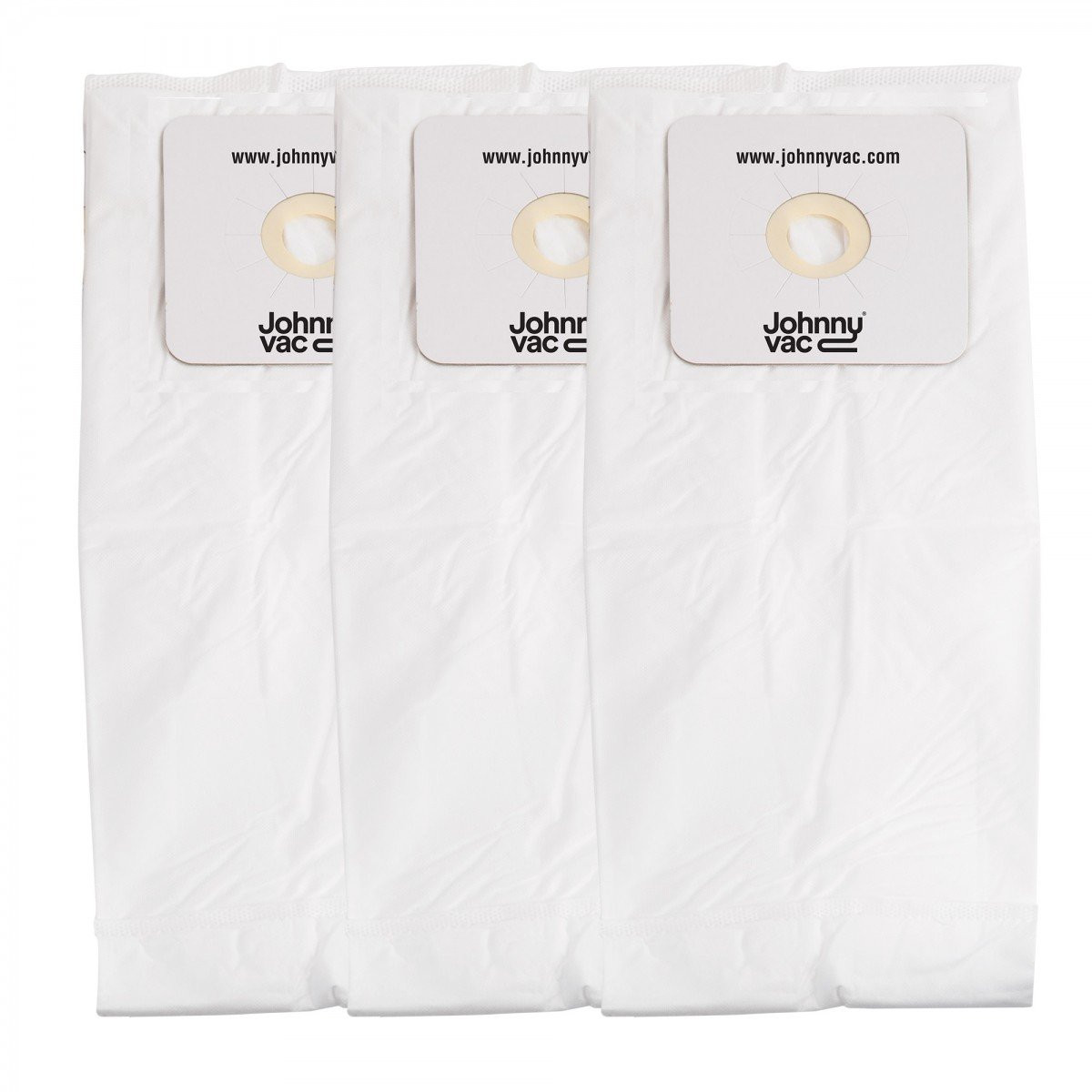 HEPA Microfilter Bag for Central Vacuum Johnny Vac, Rhinovac, Nutone, Hoover, Kenmore and Many More - Pack of 3 Bags