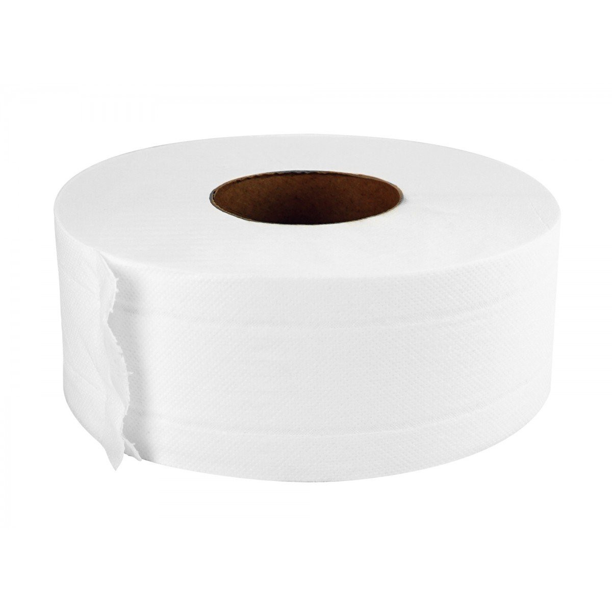 Commercial Bathroom Tissue - 2-Ply - Box of 8 Rolls - 3,3" x 600' (8,4 cm x 182,8 m) - SUNJ600