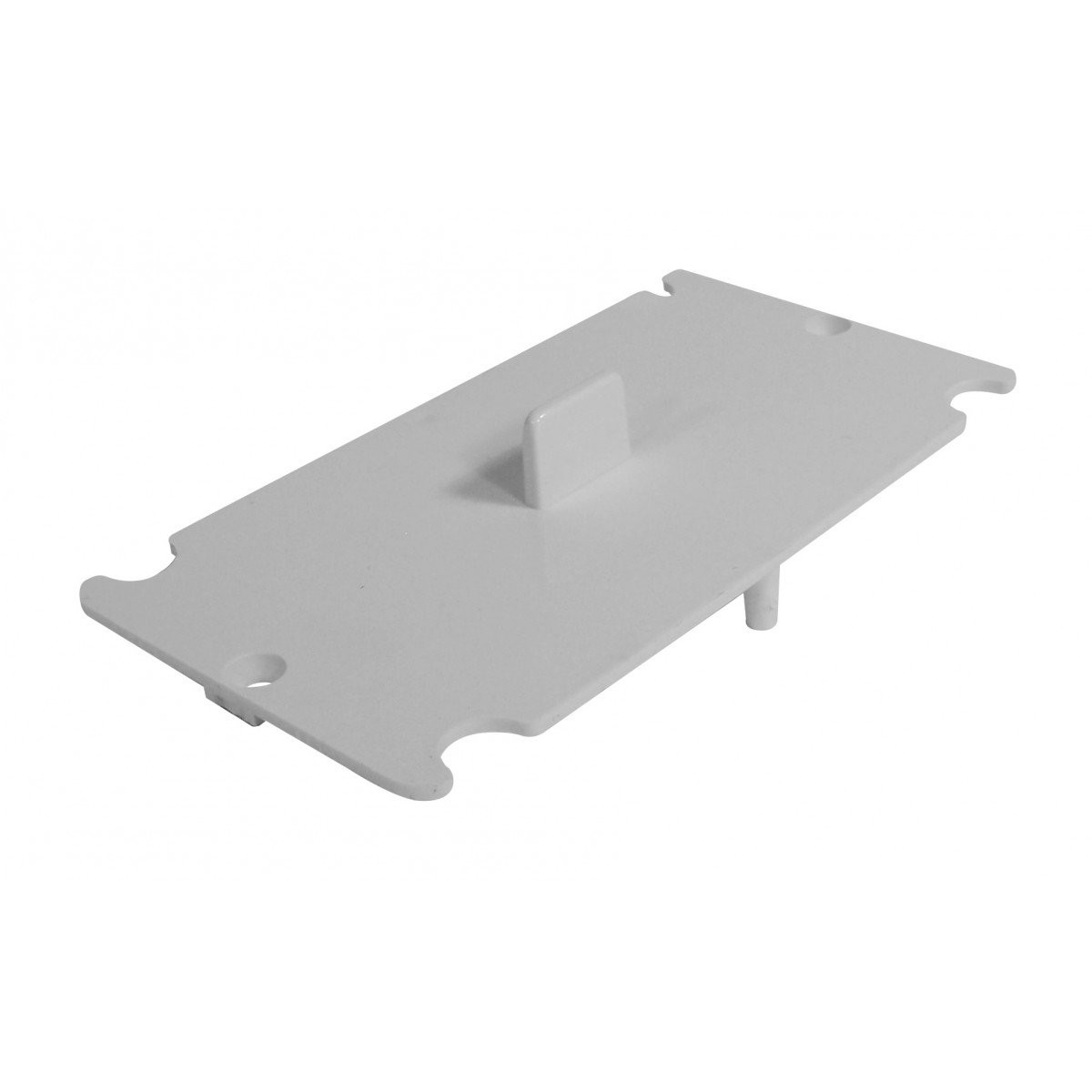 Cover Inlet Plate - for Central Vac Installation - White - Plastiflex SV8078-M