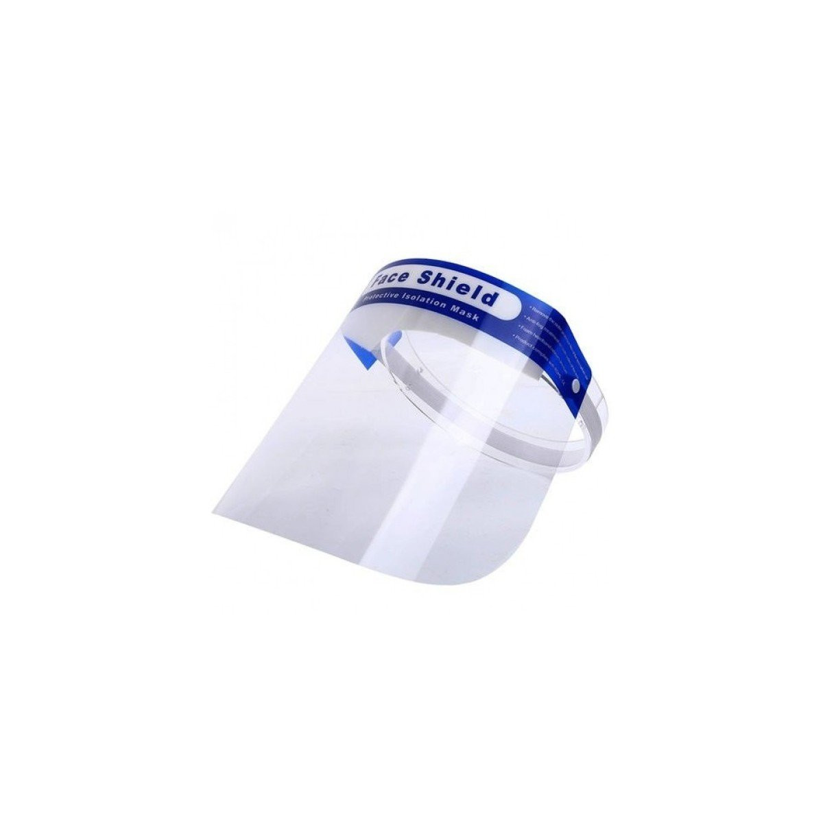 Face Shield, clear with Foam Head Gear - Product for use against coronavirus (Covid-19)