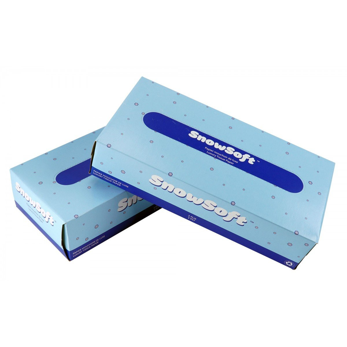 Facial Tissue - 2-ply - 30 Boxes of 100 Facial Tissues - White - SUNF10030