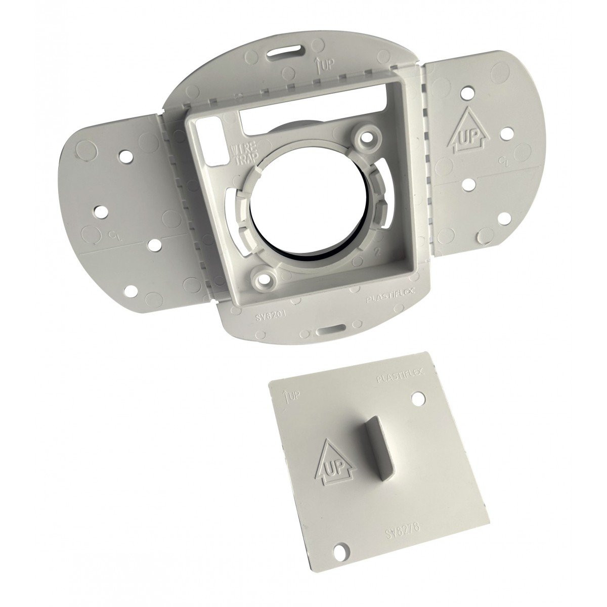 FITTING MOUNTING BRACKET PLASTIFLEX SQUARE FT901W