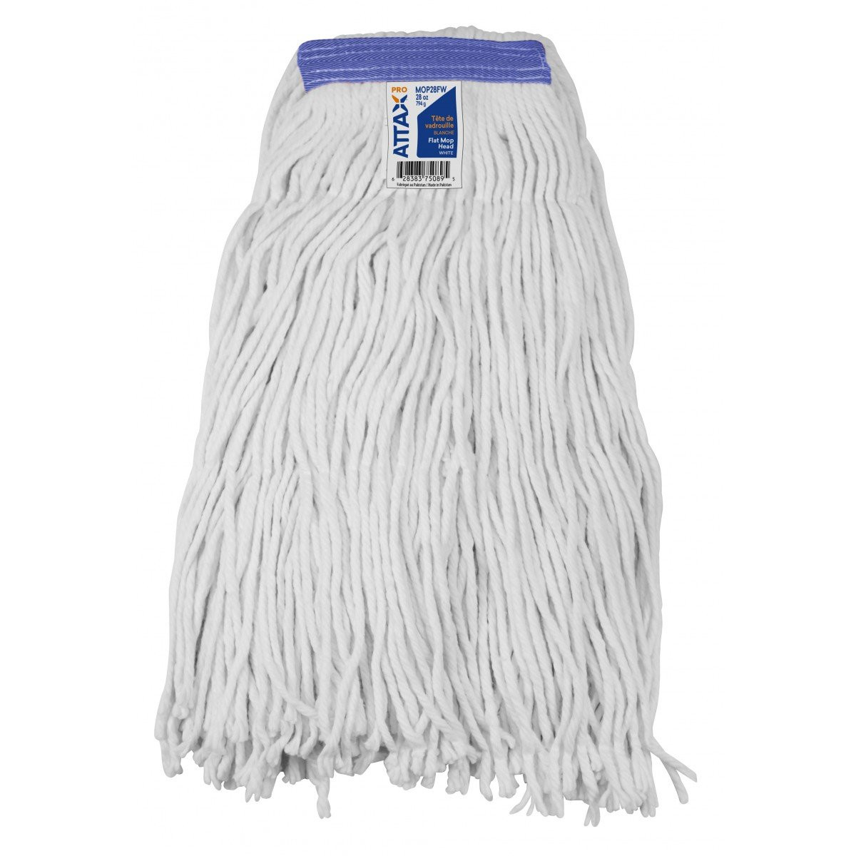 Synthetic String Mop Replacement Head - Large (28 oz / 793 g) - White