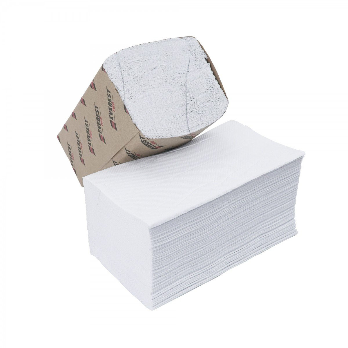 Hand Towels - 250 per pack - 16 packs per box - Single fold - White